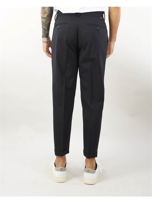 Pantalone in fresco lana con elastico in vita Yes London YES LONDON | Pantalone | XP326799